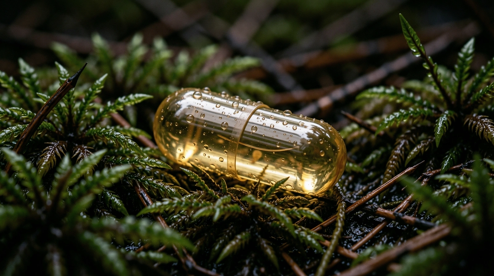 Detail přírodního extraktu